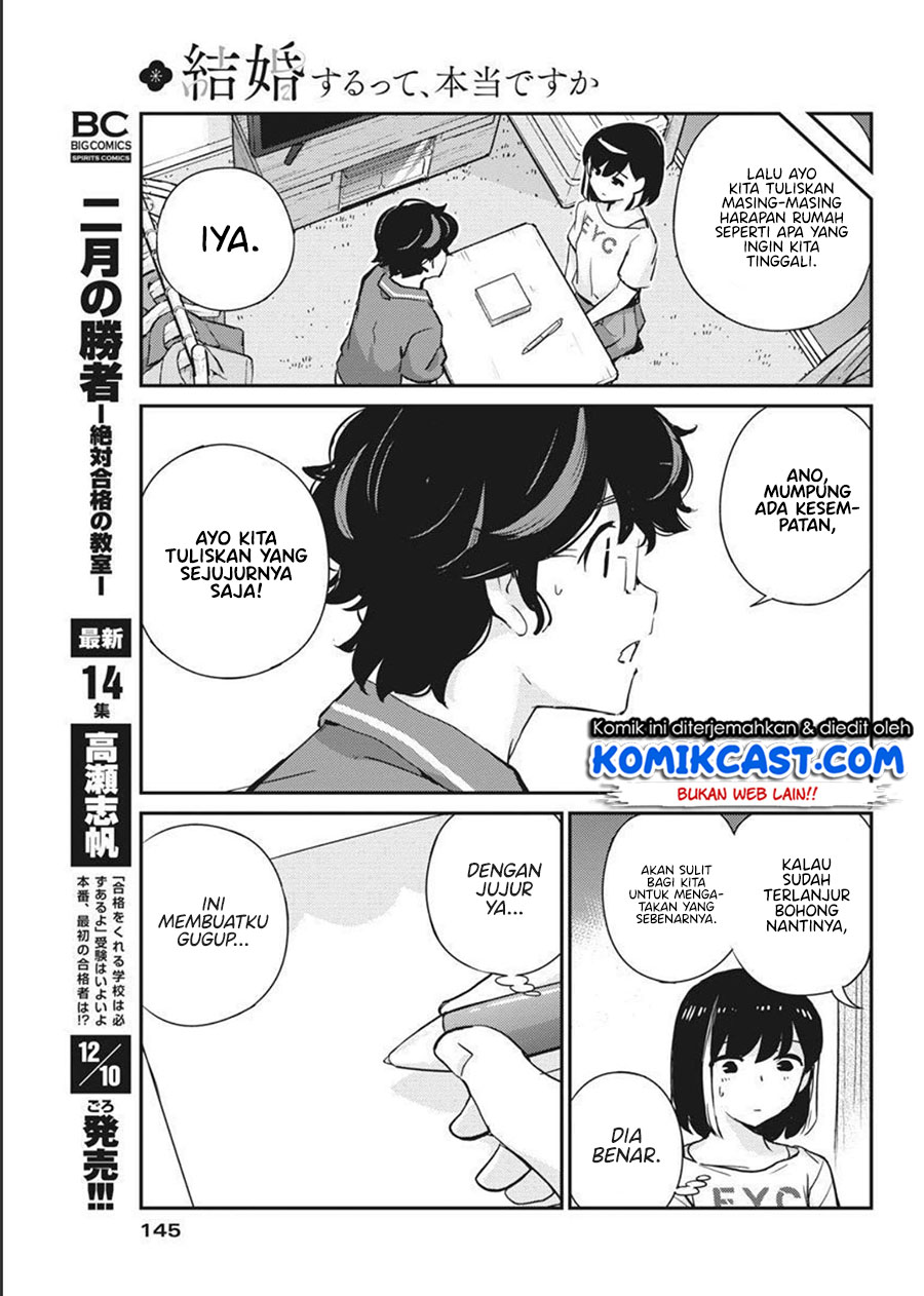 Kekkon Surutte, Hontou Desu ka? Chapter 59 Gambar 10